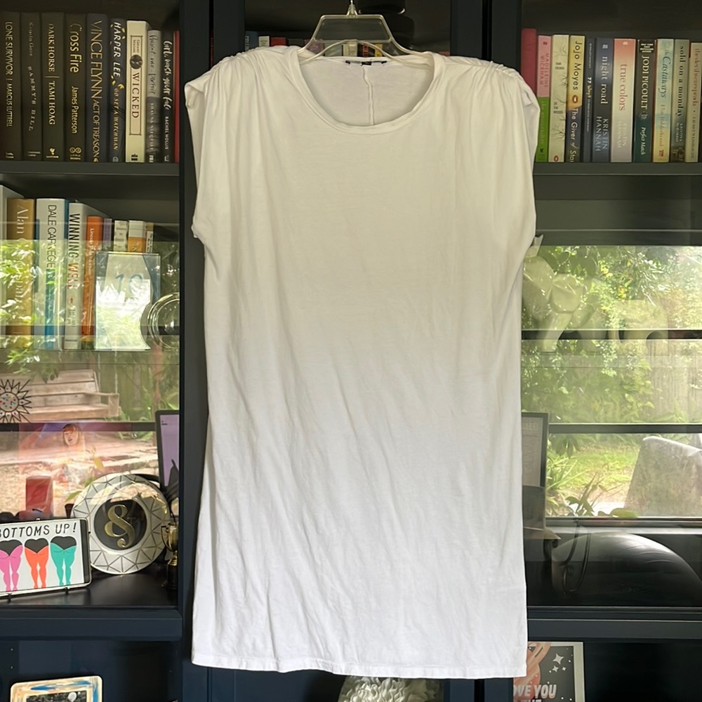 Lulu’s Shoulder Pad T-shirt Dress